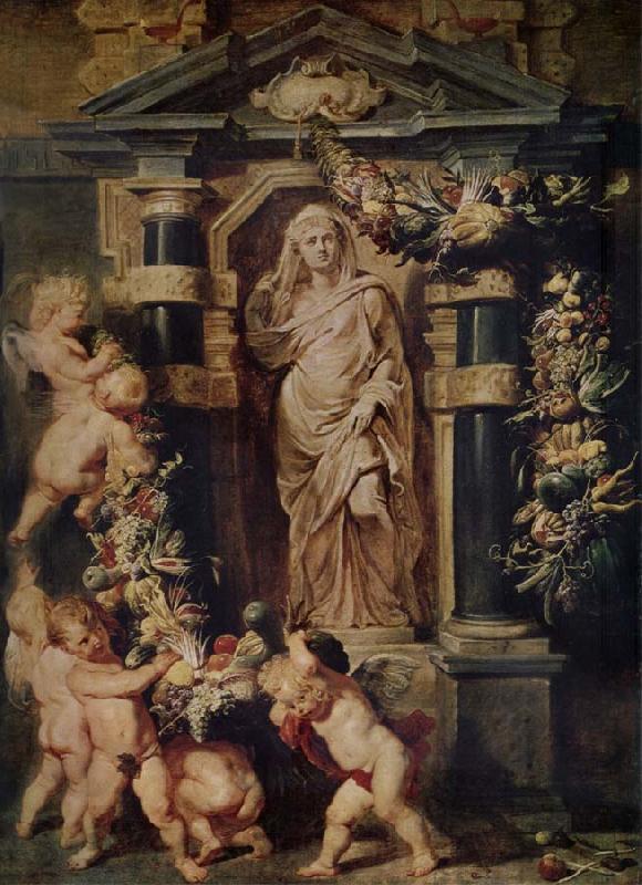 Peter Paul Rubens The Statue of Ceres